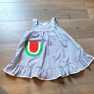 Vintage girls watermelon dress